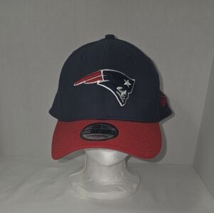 New England Patriots NFL Team Classic Flex-Fit Hat New Era 39Thirty Blue RedL/XL